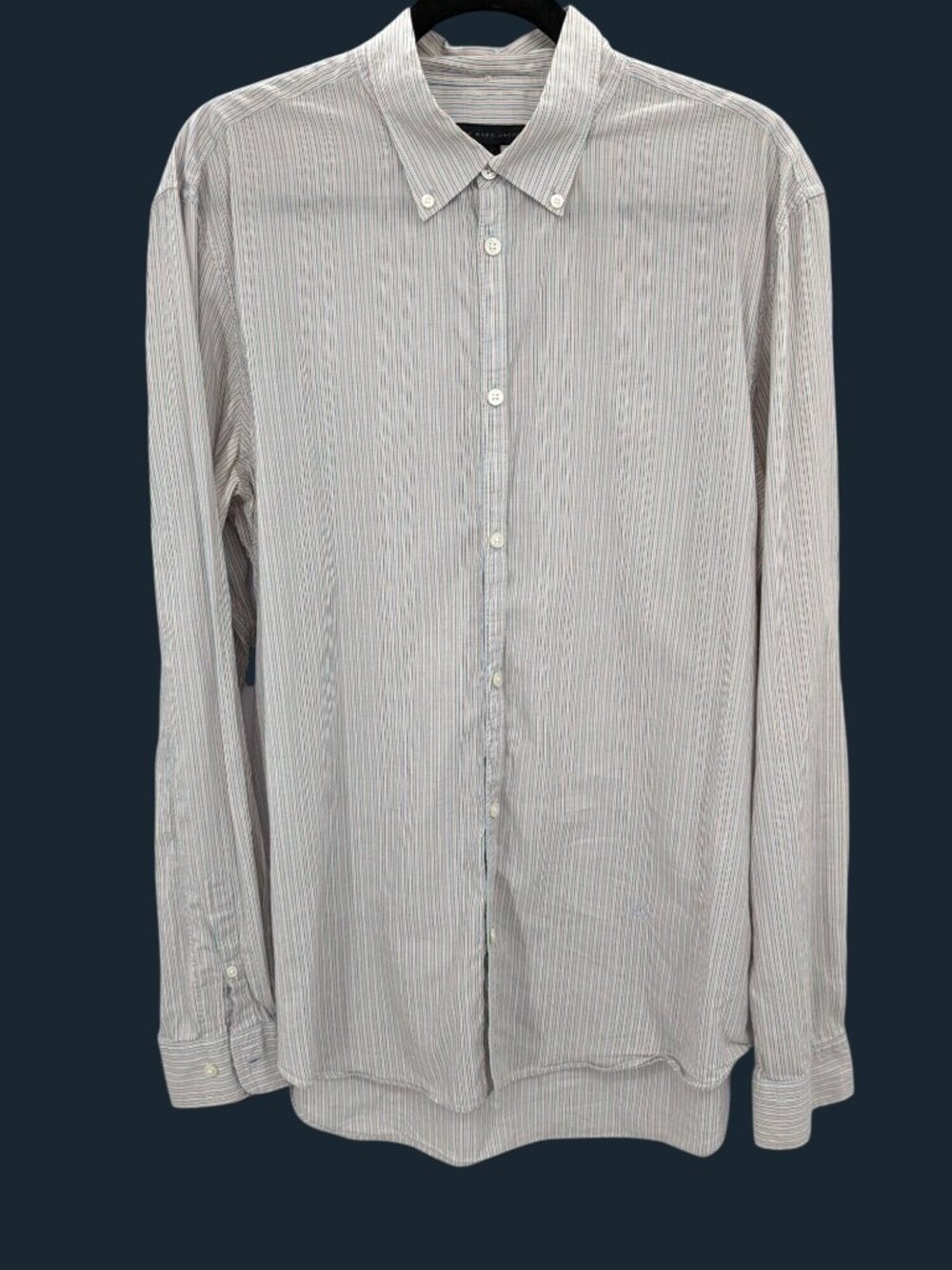 Marc by Marc Jacobs Button Down Shirt Stripe Long Sleeve Designer Office XLarge
